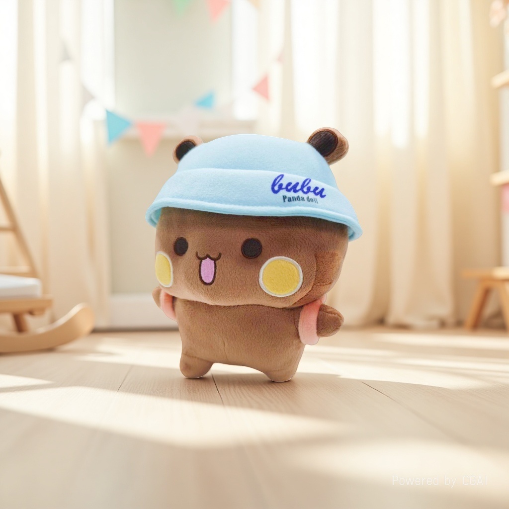 One and two Bubu plush toys, panda emoticons, stuffed toys, throw pillows, couple keychains, plush doll pendants