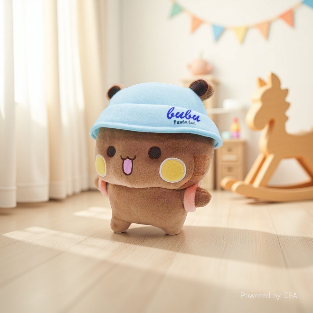 One and two Bubu plush toys, panda emoticons, stuffed toys, throw pillows, couple keychains, plush doll pendants Application Scenario