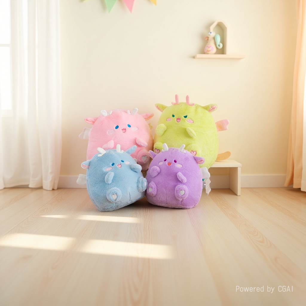 爆火可爱毛绒玩具 胖墩龙少女心玩偶 睡觉抱枕女生生日礼物送同学