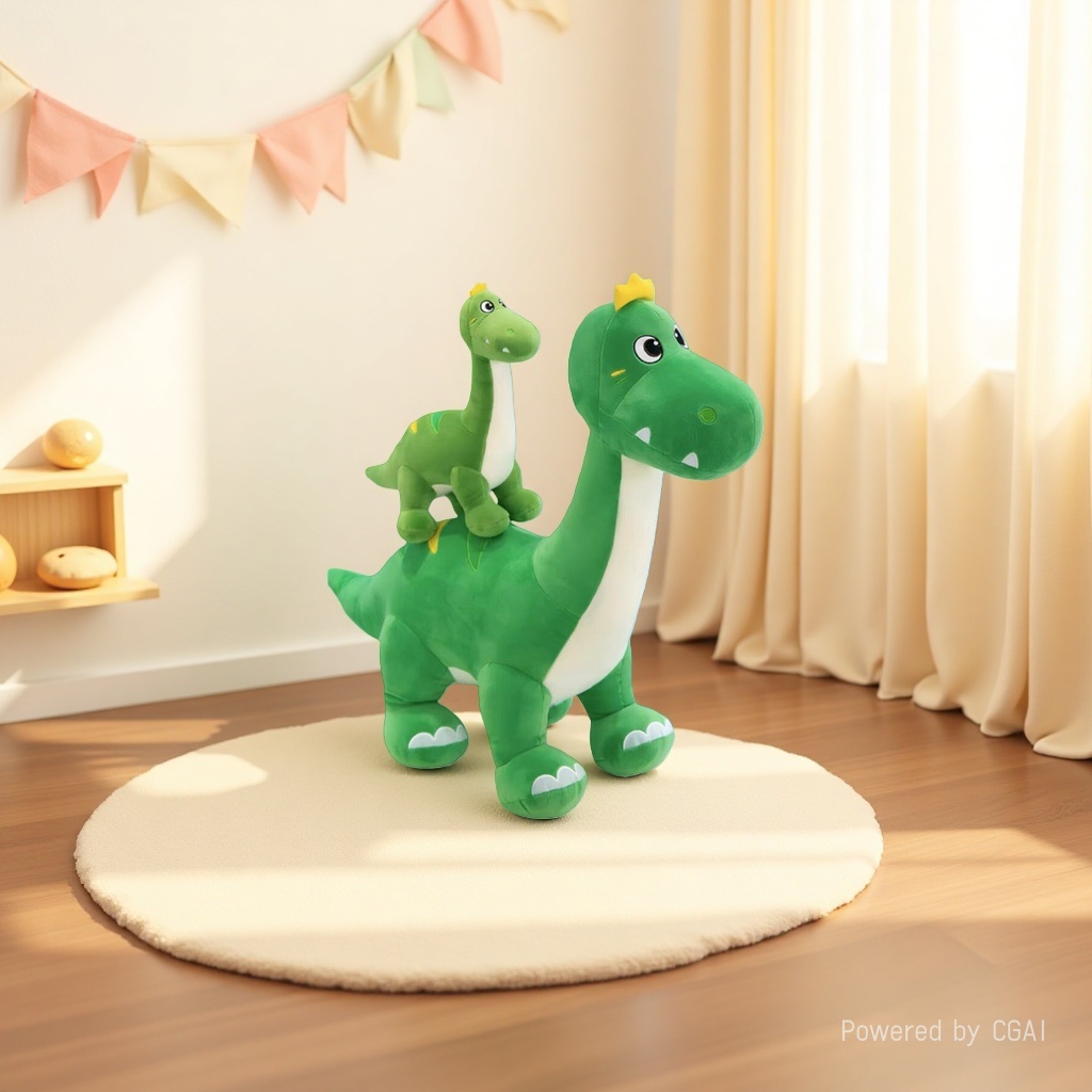 Dinosaur plush toys, simulated animal Brachiosaurus dolls, children's birthday gifts, sleeping comfort dolls Application Scenario