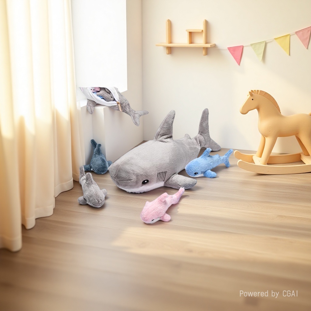 Tiburón almohada amazon peluche ahwoo hug sleep dolls regalo para niños al por mayor Application Scenario