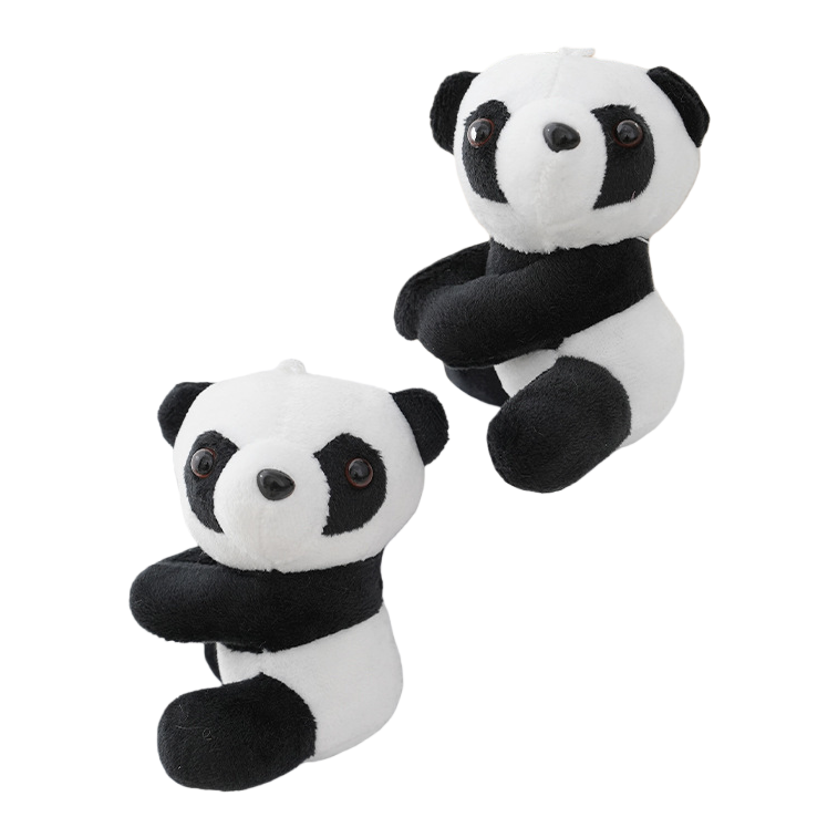 Cute lucky bamboo clips, panda doll bags, pendants, zoo scenic area travel souvenirs wholesale Item Picture