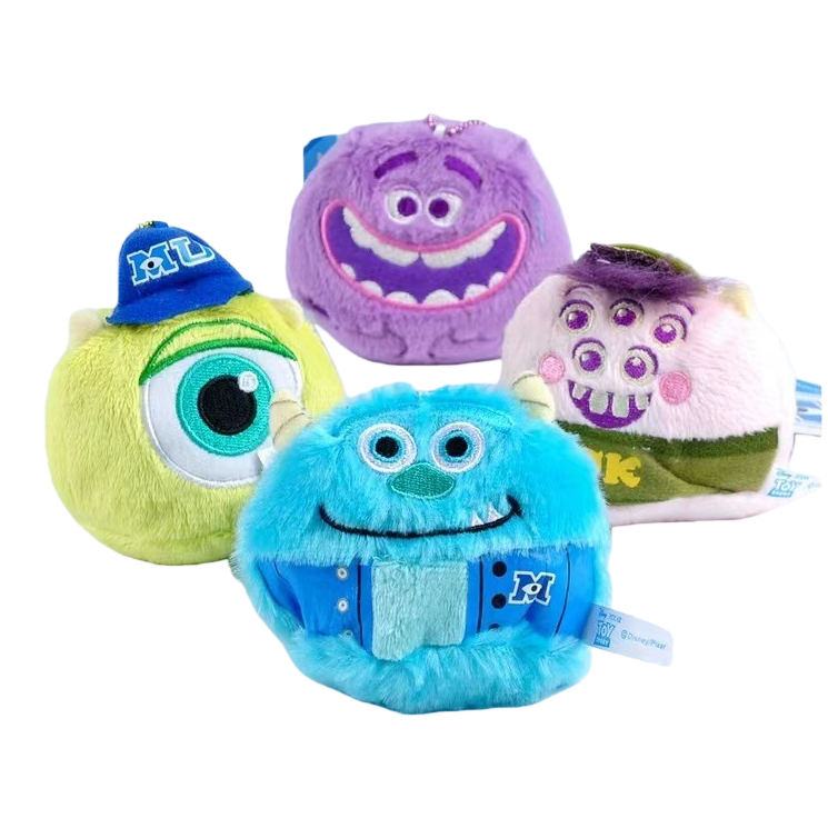 Big eyes, clumsy little monster, mini plush doll, girl keychain, bag, pendant, hanging piece, plush toy, super cute Item Picture
