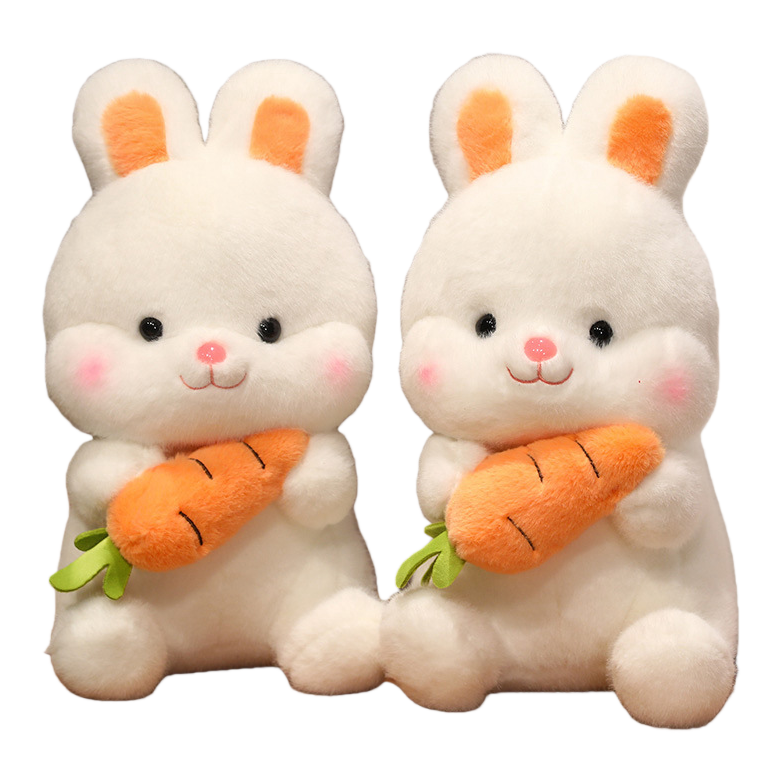 Cute radish rabbit plush toy, girl sleeping pillow, rabbit doll, Rag Doll, birthday present Item Picture