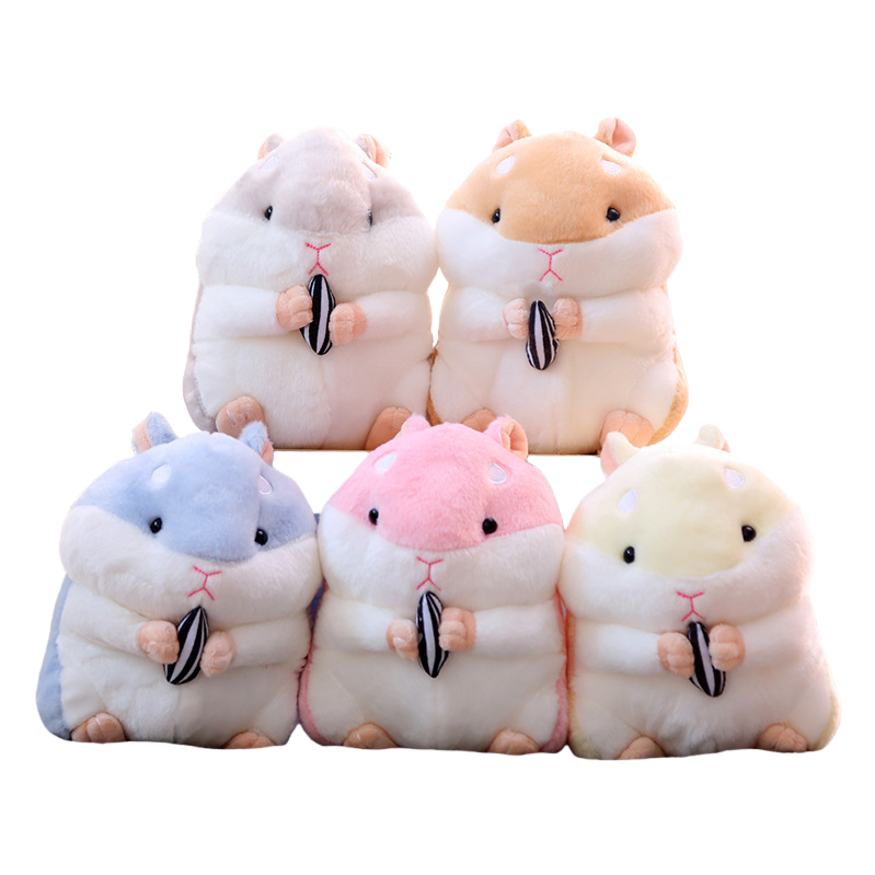 Cute and adorable melon seed hamster plush toy doll, children's soothing doll, girlfriend birthday and Valentine's Day gift Item Picture