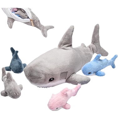 Tiburón almohada amazon peluche ahwoo hug sleep dolls regalo para niños al por mayor Item Picture