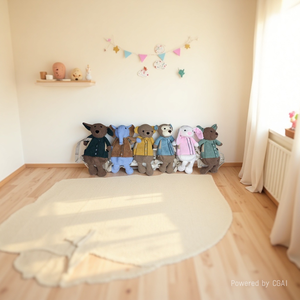 Wholesale of high-end Japanese classic plush dolls, plush figurines and plush toys Application Scenario