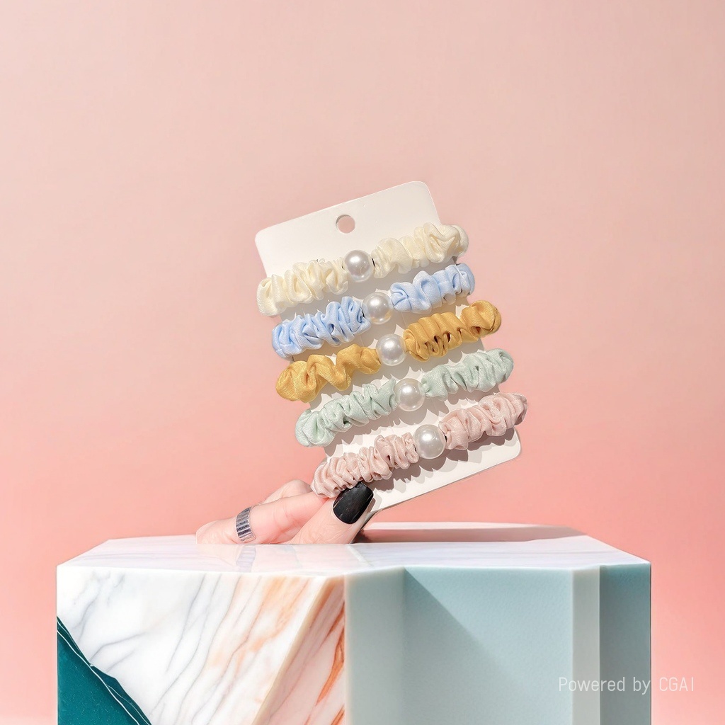 Large intestine hair bands, hair accessories, hair strings and other fashionable and versatile high-elasticity hair bands Application Scenario