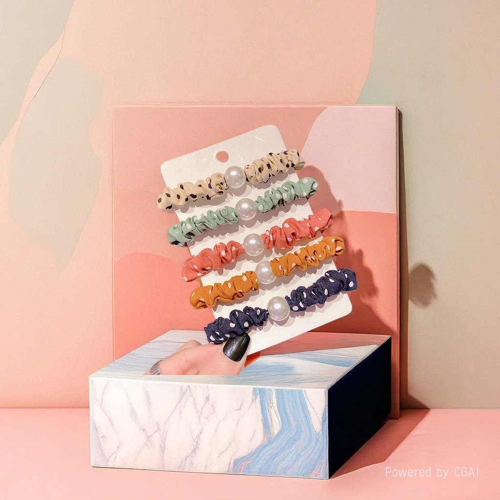Fashionable and versatile women's hair bands with large intestine hair ties, hair accessories and hair strings