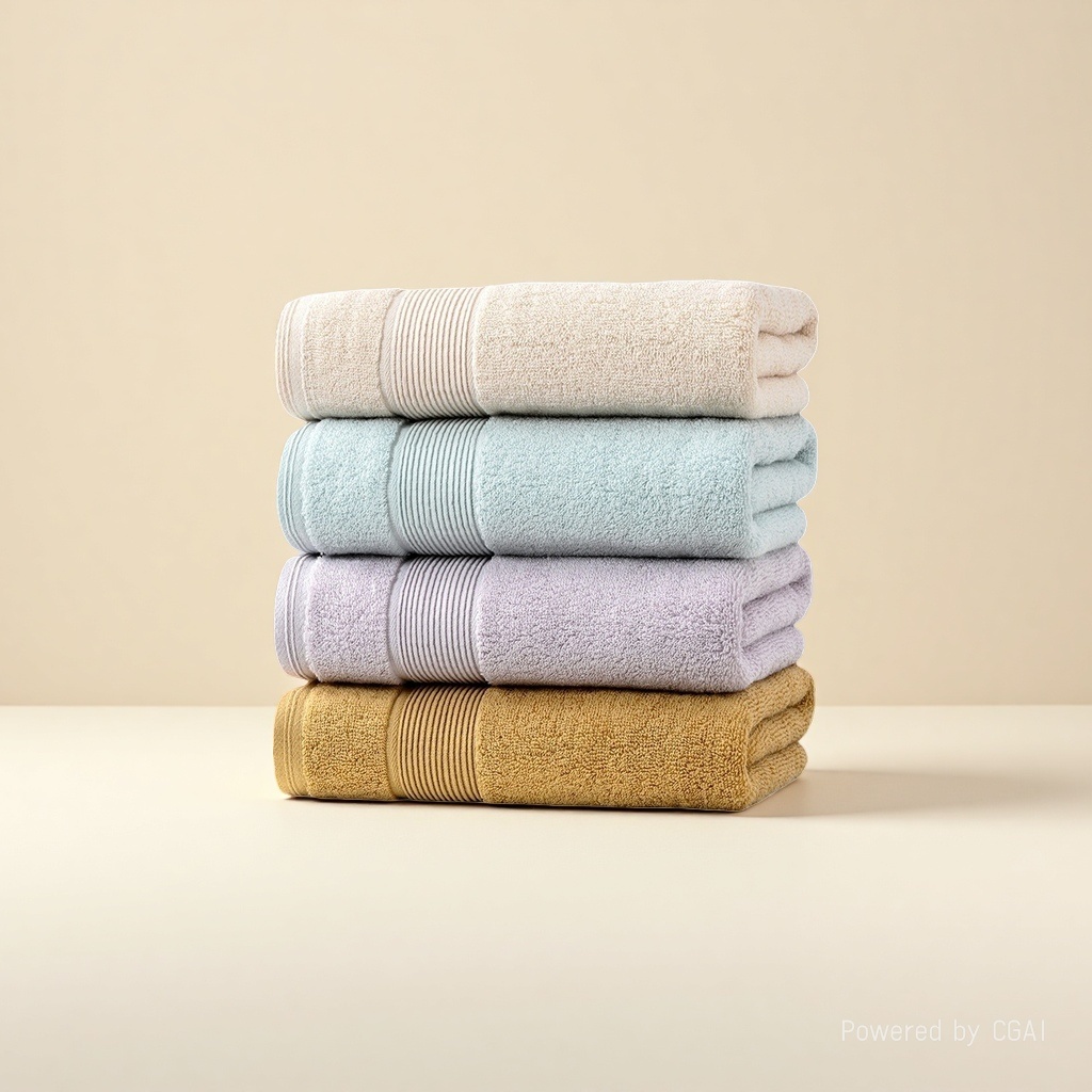 All-cotton thickened children's bath towel 50*100cm, combed soft and absorbent pure cotton household body towel details Picture