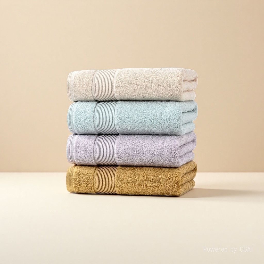 All-cotton thickened children's bath towel 50*100cm, combed soft and absorbent pure cotton household body towel Item Picture