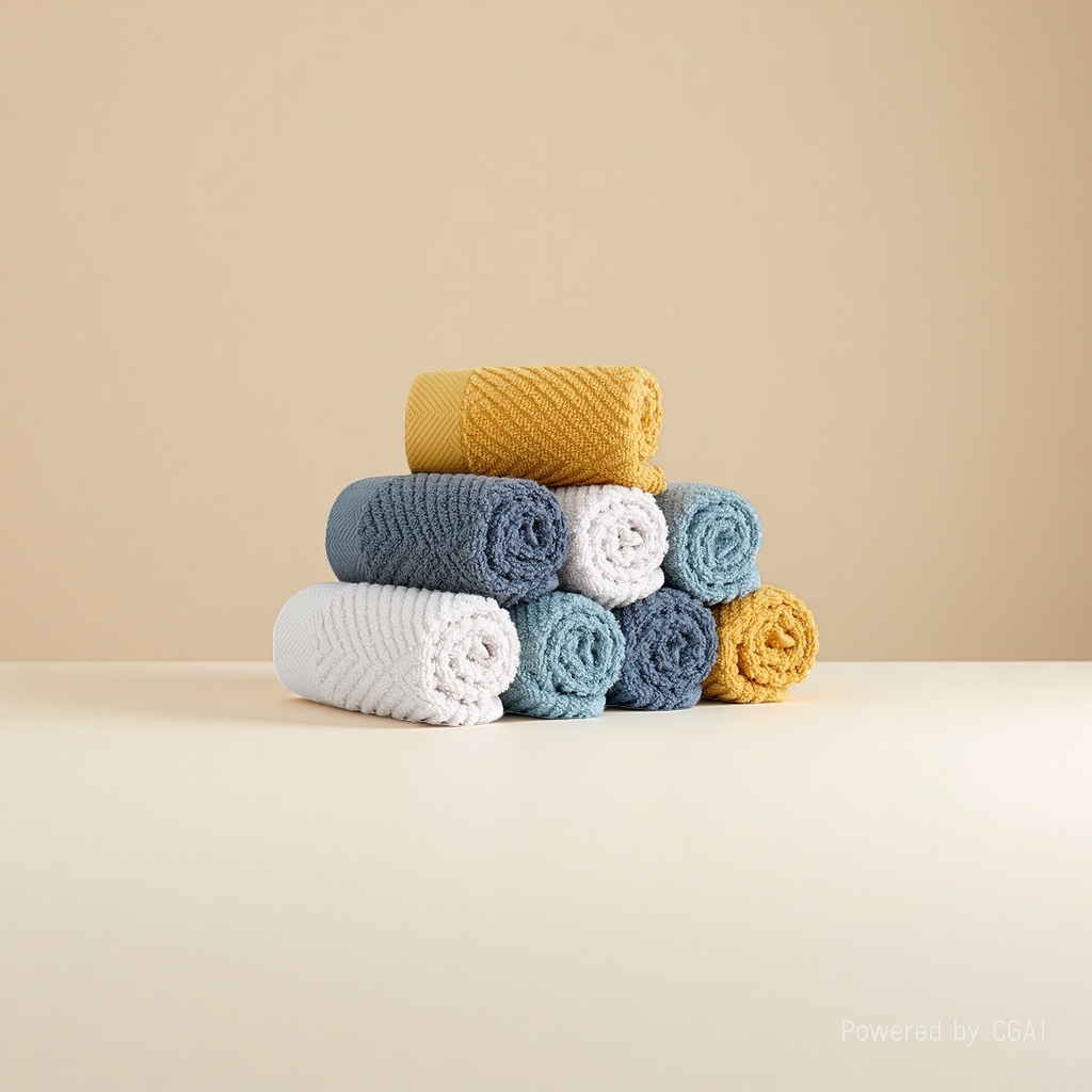 All-cotton, soft and absorbent household combed cotton baby hand and mouth towels, pure cotton thickened square towels for face washing wholesale Item Picture