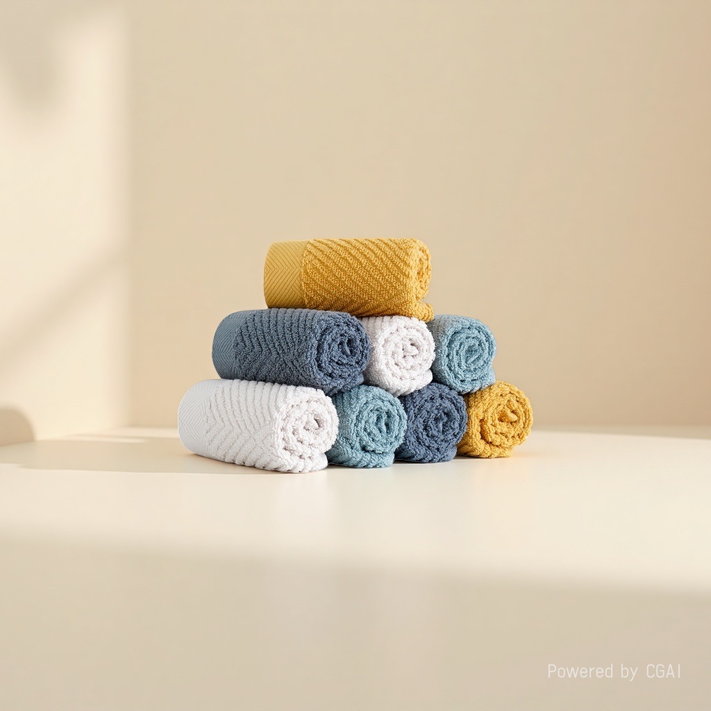 All-cotton, soft and absorbent household combed cotton baby hand and mouth towels, pure cotton thickened square towels for face washing wholesale Application Scenario