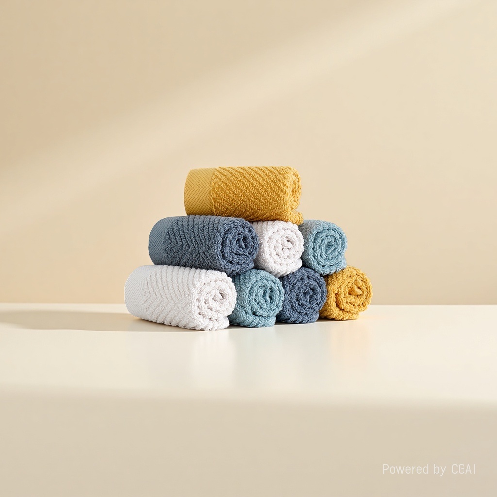 All-cotton, soft and absorbent household combed cotton baby hand and mouth towels, pure cotton thickened square towels for face washing wholesale details Picture