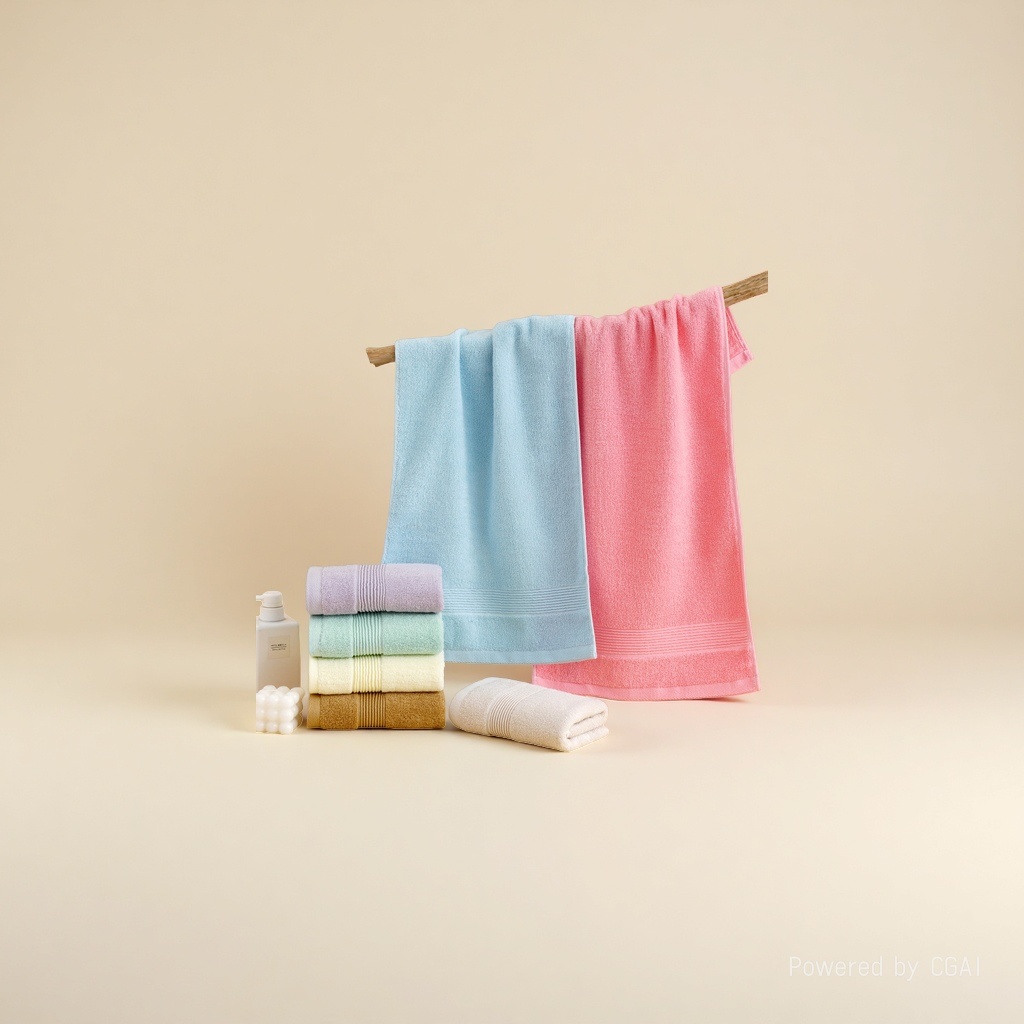 Wholesale pure cotton 32-ply plain couple towels, extreme 32-ply all-cotton intermittent soft household face wash towels details Picture