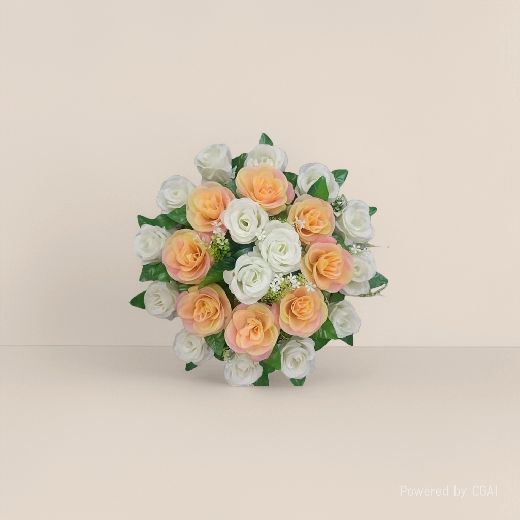 人造花塑料/仿真花/塑料花/莫奈花园仿真花/手工花材料细节图