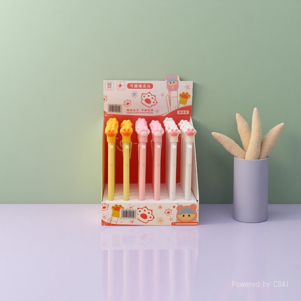 Oufeiya Stationery Cat Paw mechanical Pencil 0.5/0.7mm Primary School student activity pencil Application Scenario