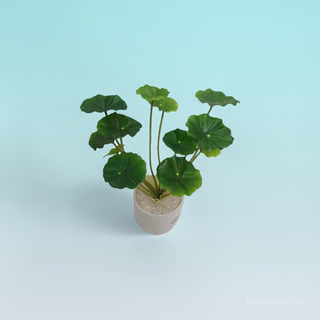 手工花绿色植物盆栽伴手礼小绿植贝壳方片100712480