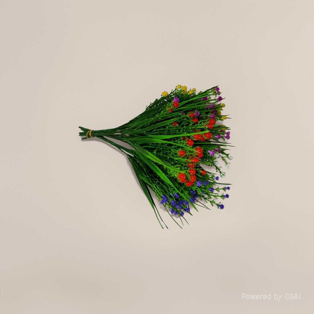 人造花塑料/仿真花/塑料花/莫奈花园仿真花/手工花材料细节图