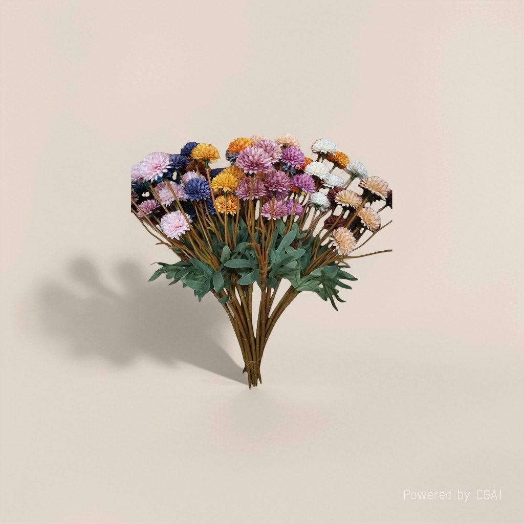 人造花塑料/仿真花/塑料花/莫奈花园仿真花/手工花材料细节图