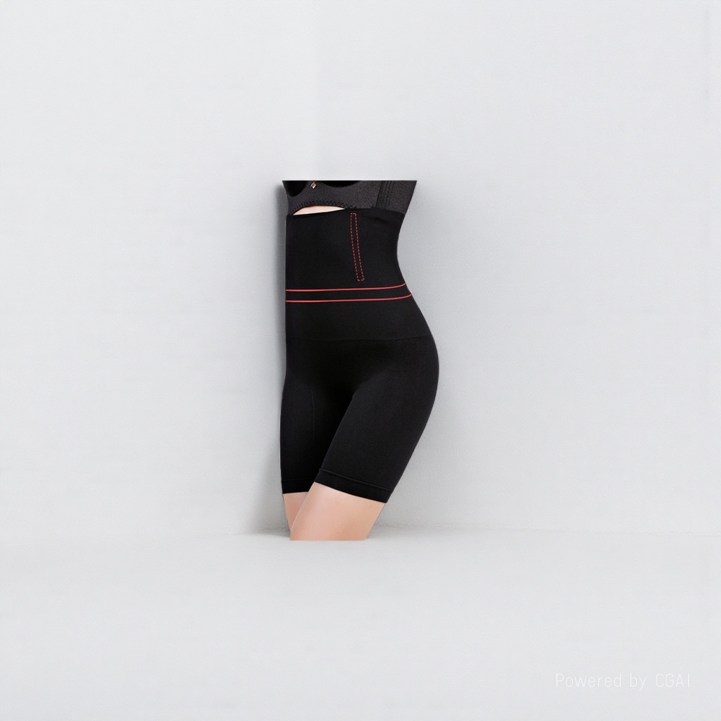 High-elastic shaping pants, women's high-waisted hip pants, summer yoga wear, plastic necklaces