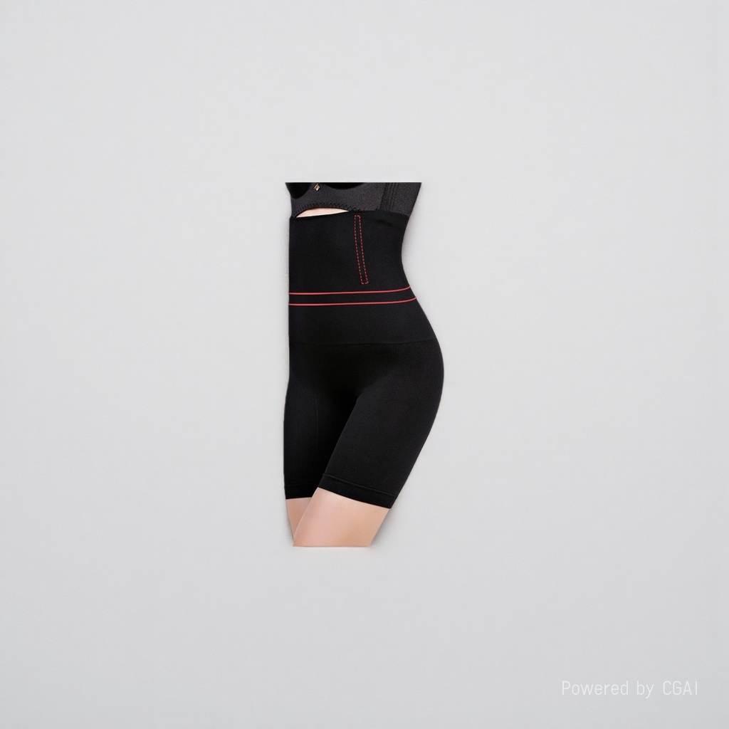 High-elastic shaping pants, women's high-waisted hip pants, summer yoga wear, plastic necklaces Specification image