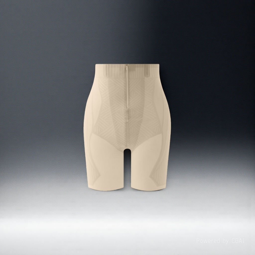 Beige high-waisted shaping pants, women's European-style buttocks pants, summer yoga wear