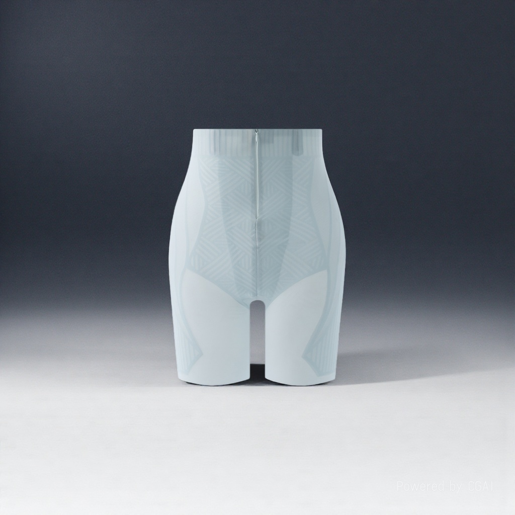 Light blue high-waisted shaping pants, women's summer hip pants, yoga wear, plastic collar details Picture