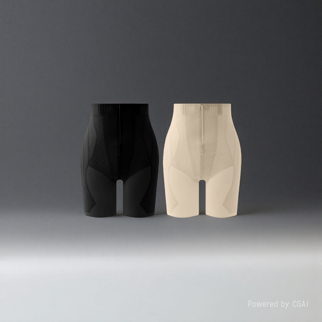 Black high-waisted shaping pants, skin-colored high-waisted hip pants, women's summer yoga wear details Picture