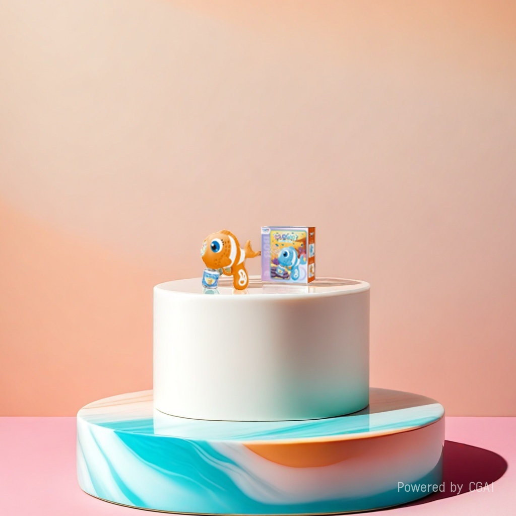 Cartoon clownfish, ornamental fish, self-entertaining cats, pet toys Application Scenario