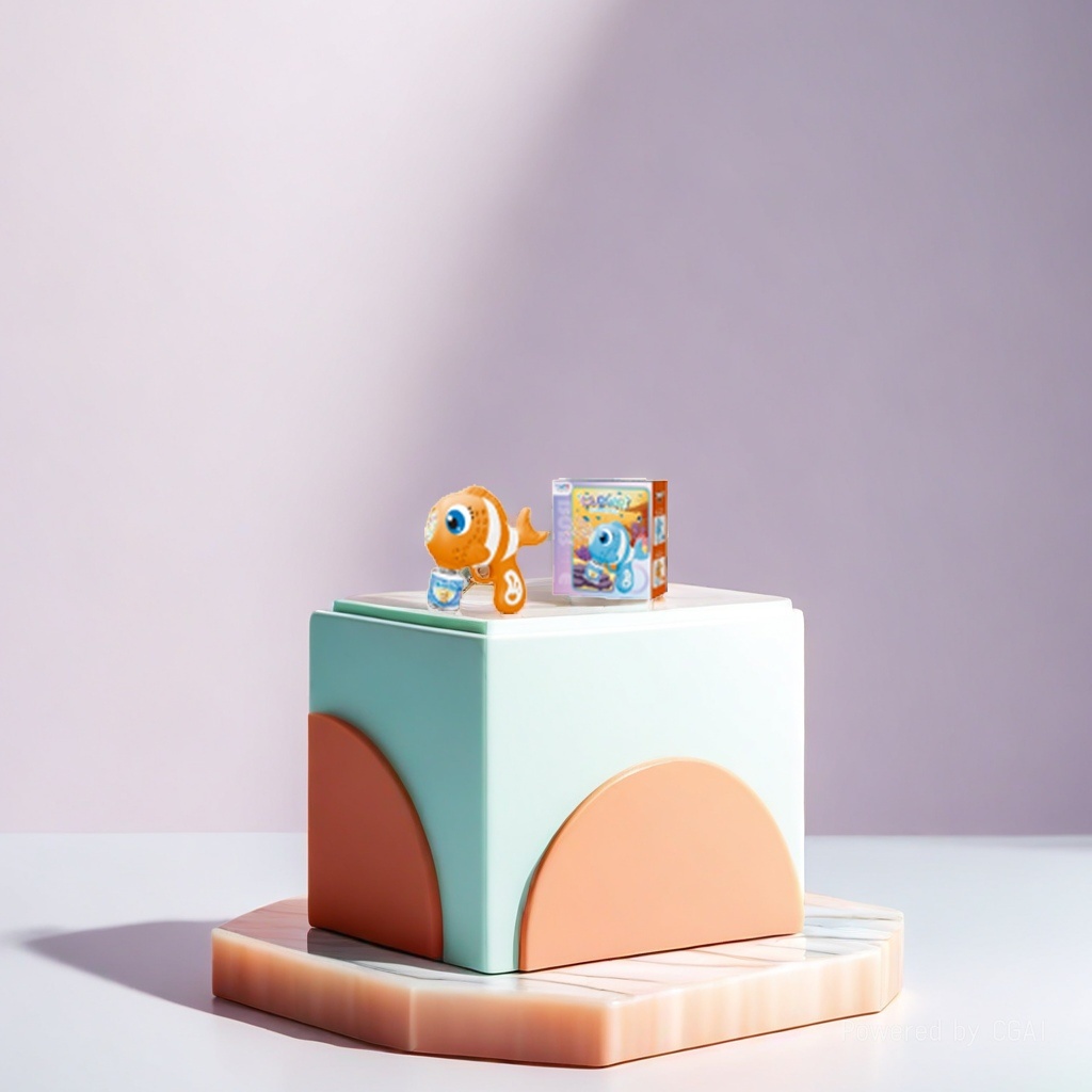 Cartoon clownfish, ornamental fish, self-entertaining cats, pet toys Specification image