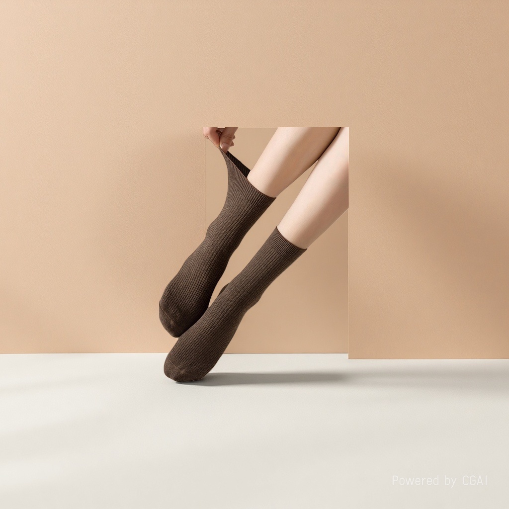 Four-zone pressure high-elasticity medical zipper socks for beautiful legs, summer princess lace for girls