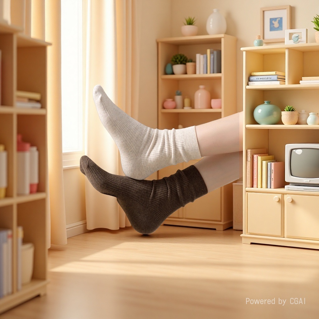 "Pile Pile Socks for Women in spring and summer, icy cold Pile Pile socks, straight Maillard boneless seam socks. Application Scenario