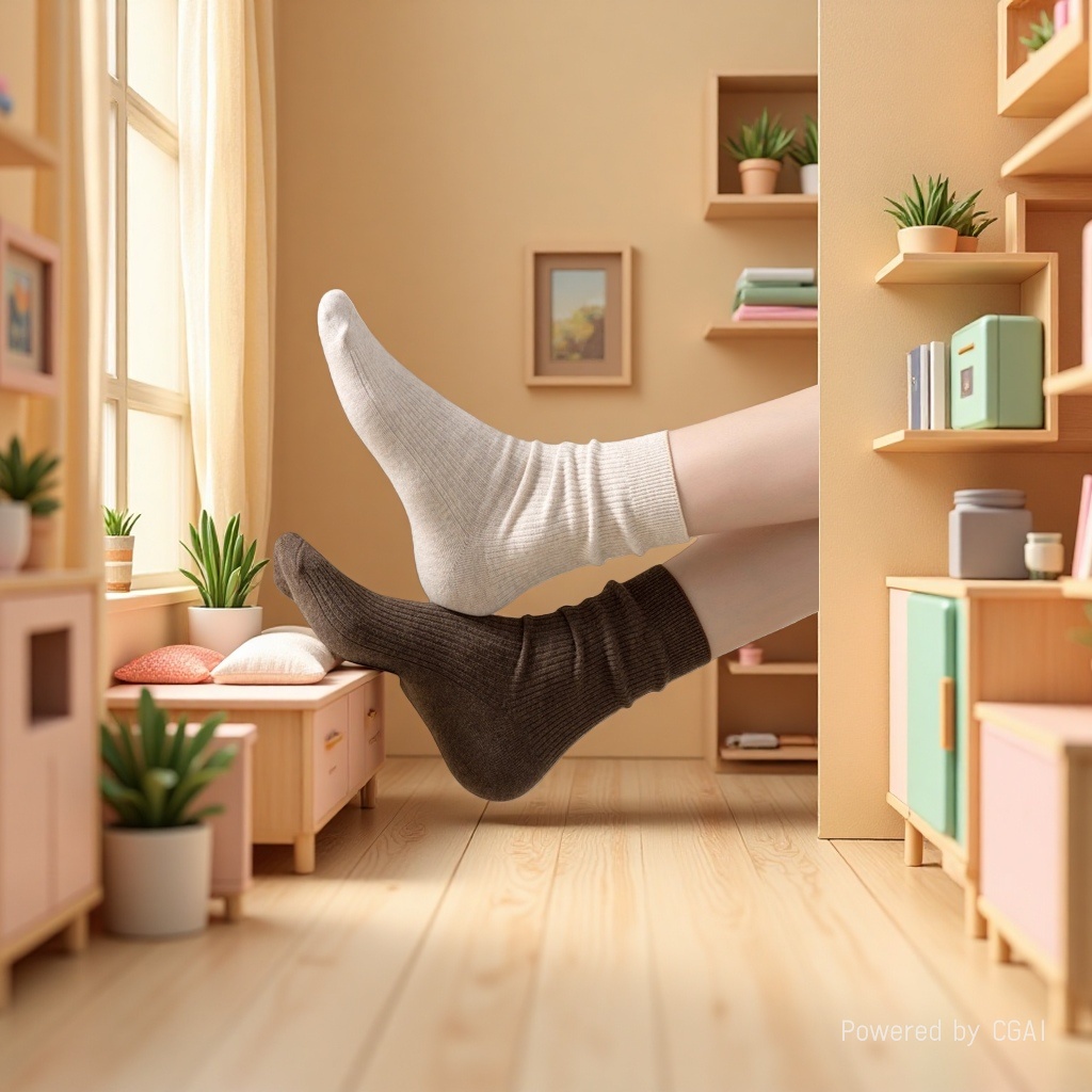 "Pile Pile Socks for Women in spring and summer, icy cold Pile Pile socks, straight Maillard boneless seam socks.