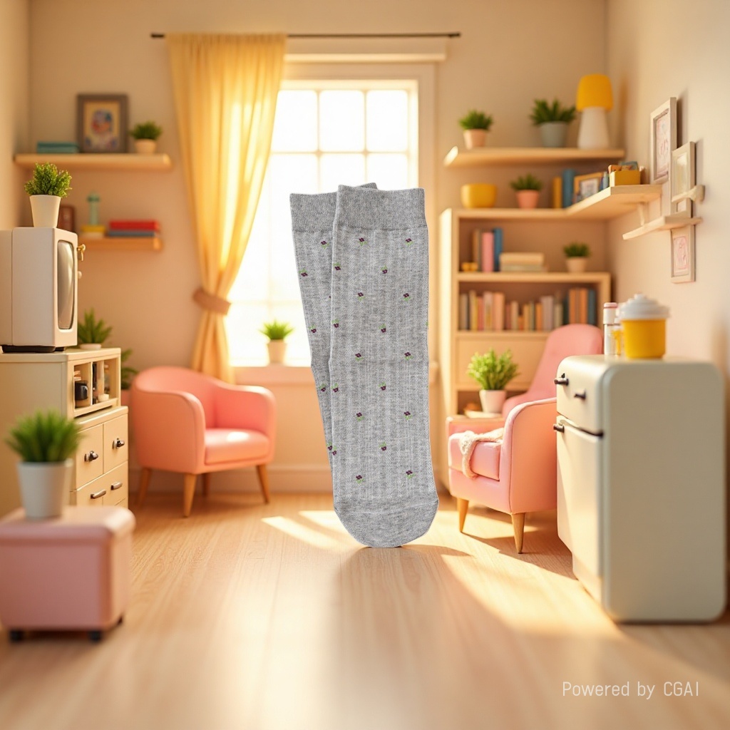 Anti-slip, thickened and warm socks with a back cover, winter fleece socks 105143110 Specification image