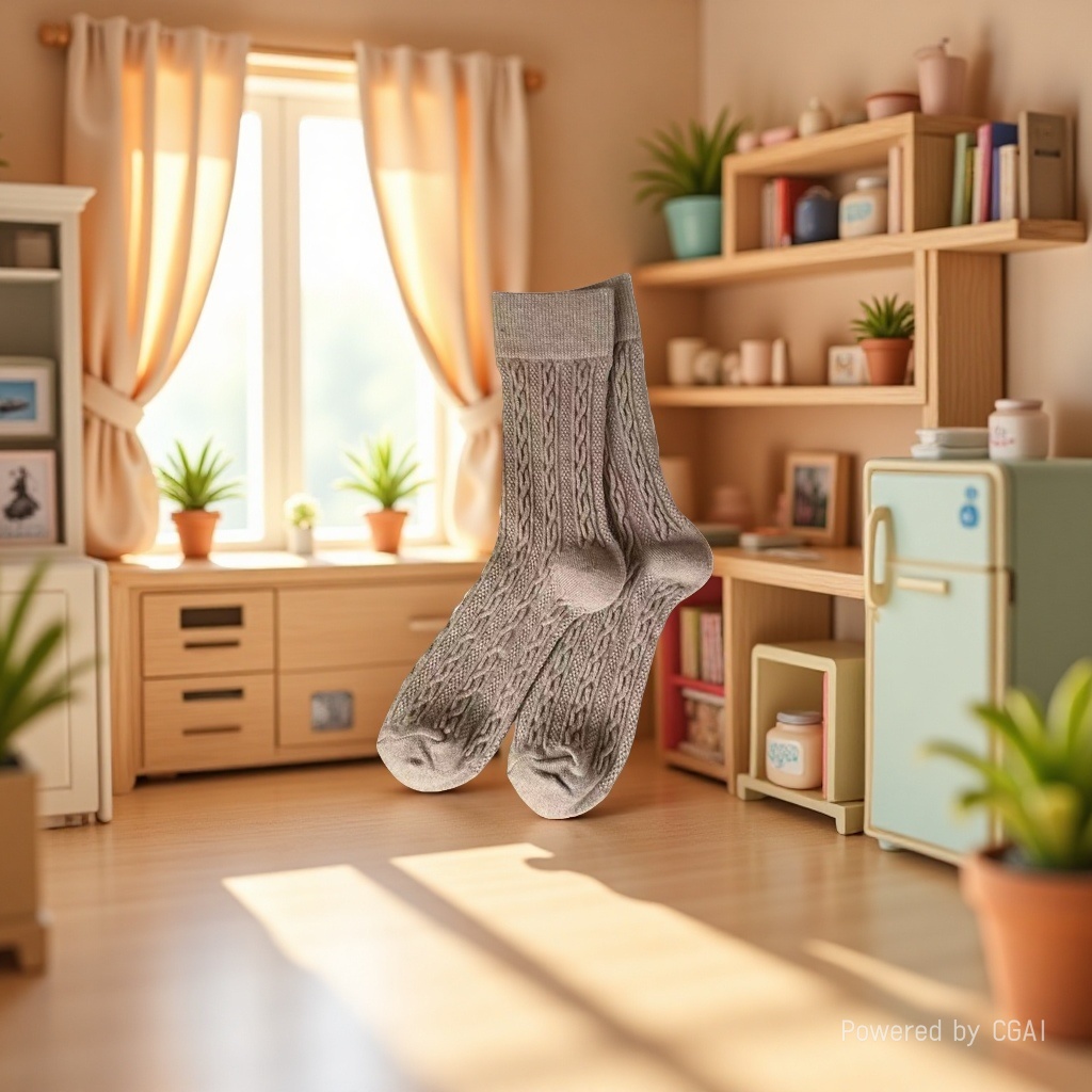 Knitted socks, other socks, unisex comfortable and breathable cotton socks Specification image