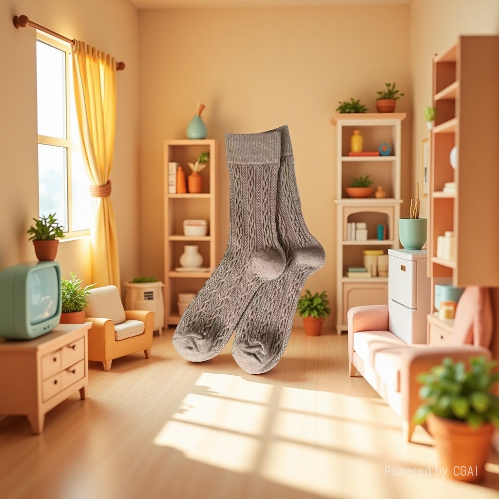 Knitted socks, other socks, unisex comfortable and breathable cotton socks details Picture