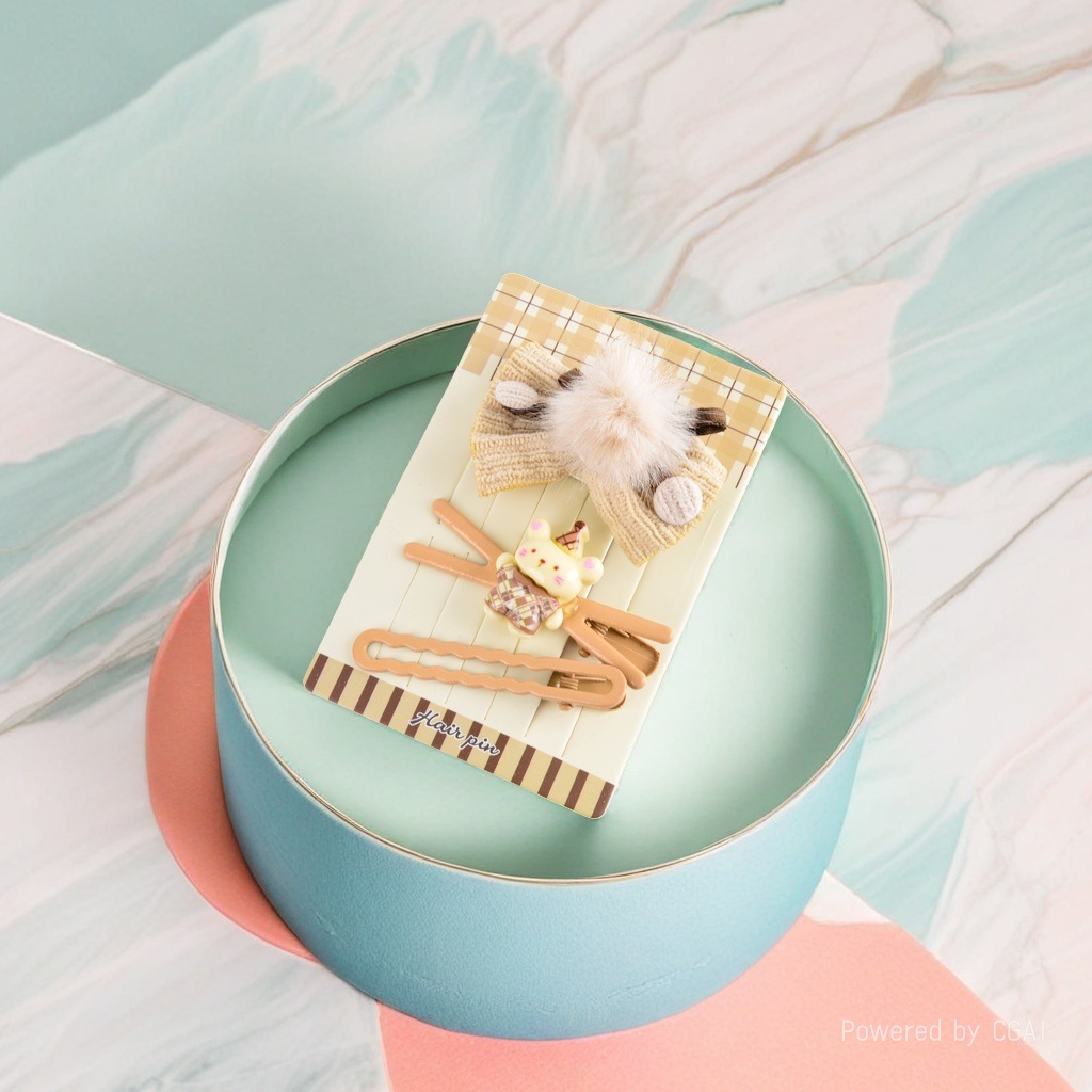 Cute style hair clip set, grab clip, shark clip, hair clip, duckbill clip Specification image