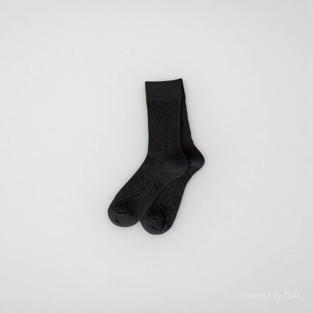 Bingbing Dui Dui Socks Black knitted socks for Women in Spring and Summer Application Scenario
