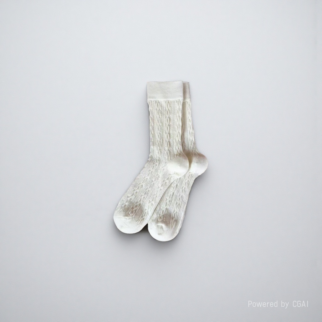 Bingbing Dui Dui Women's Spring and Summer white knitted socks Application Scenario
