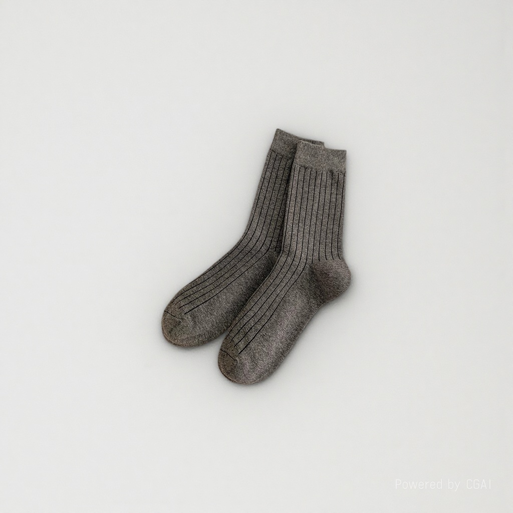 Other grey vertical striped socks Specification image