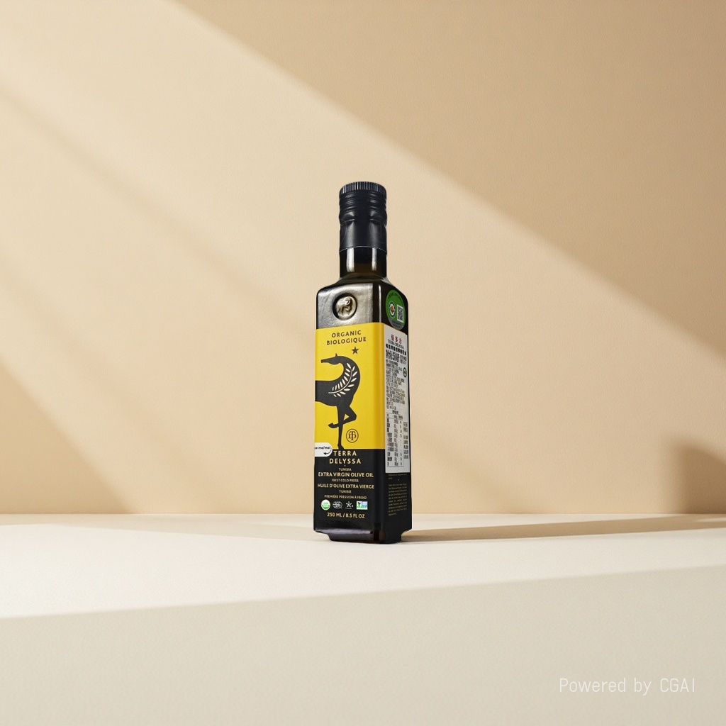 Bertoli Terra Delyssa Original Imported Organic Extra Virgin Olive Oil 250ml/ Edible oil Specification image