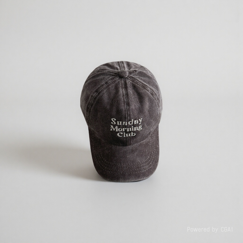 Dark grey adult sun protection baseball cap, sunshade fisherman's cap, summer breathable cap details Picture