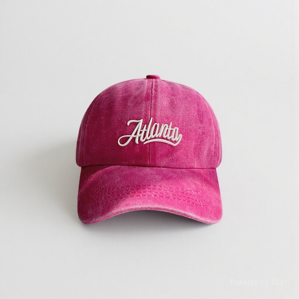 Men's pink knitted baseball jacket with a baseball cap Specification image