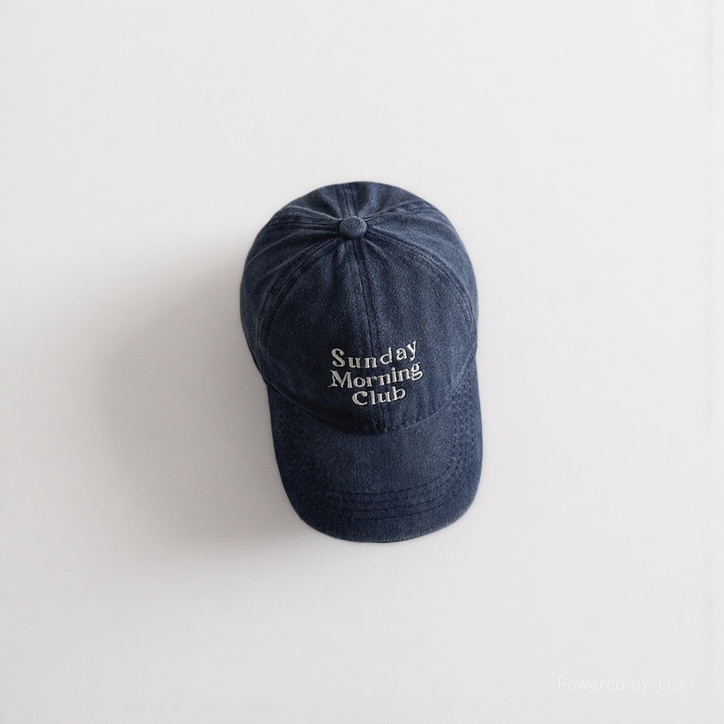 Dark blue adult sun protection baseball cap, sun protection fisherman cap, summer sun protection cap details Picture