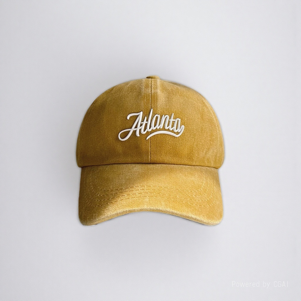 Pink Atlanta embroidered adult baseball cap sun protection fisherman's cap 162750958 Application Scenario