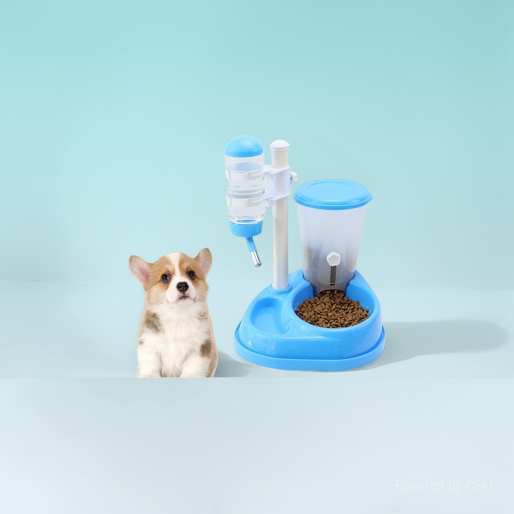 宠物饮水器喂食两用猫碗饮水机自动饮水喂食器狗狗用品现货批发
