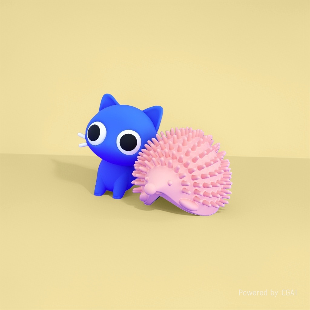 Innovative pet supplies and toys: Hedgehog cat scratcher, tickling wonder, comb, massage, corner brush, and fur rubbing Application Scenario