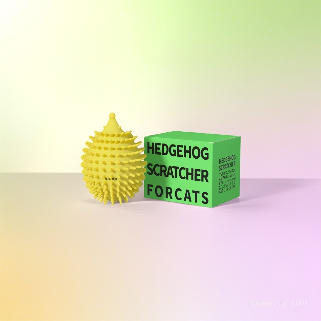 Innovative pet supplies and toys: Hedgehog cat scratcher, tickling wonder, comb, massage, corner brush, and fur rubbing Specification image