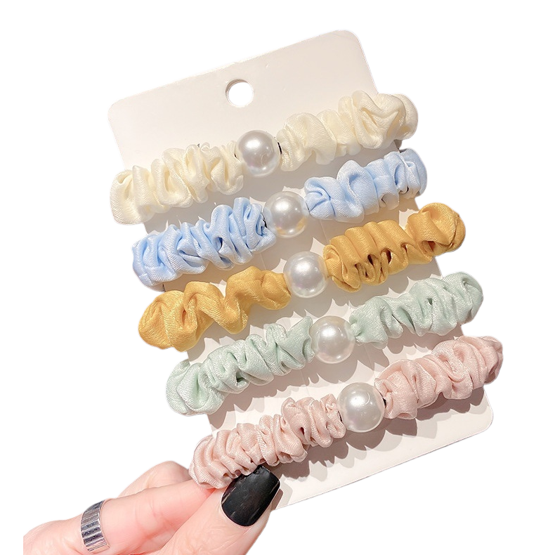 Large intestine hair bands, hair accessories, hair strings and other fashionable and versatile high-elasticity hair bands Item Picture